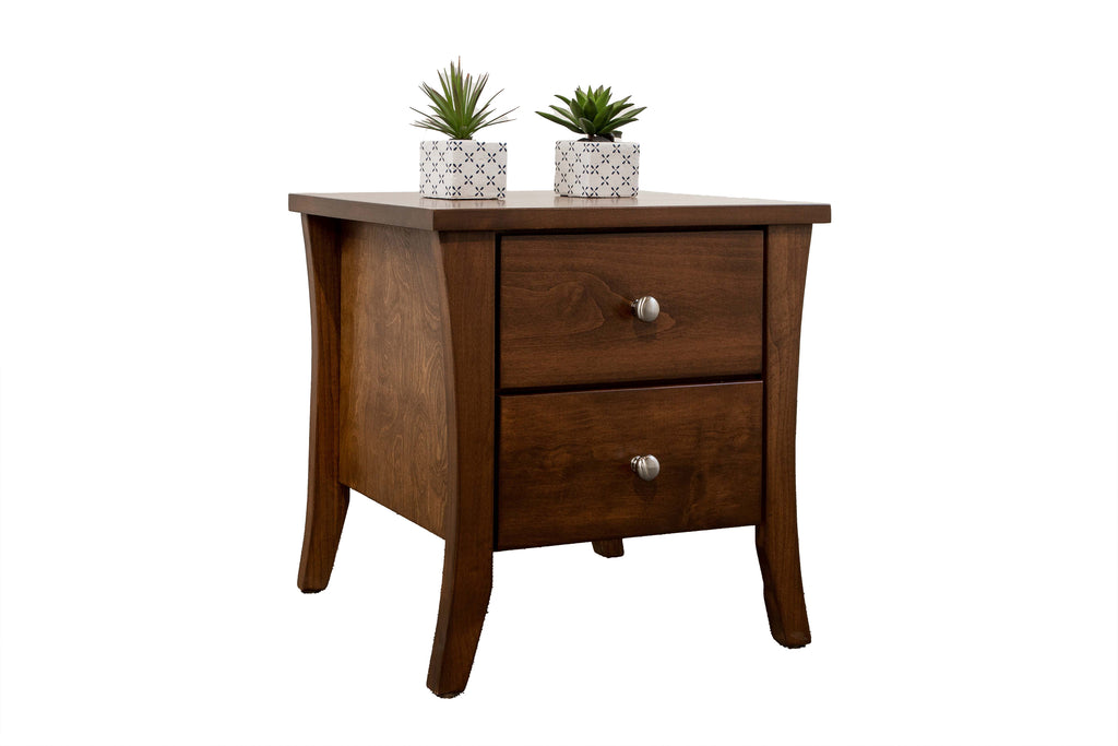 elegance solid wood nightstand