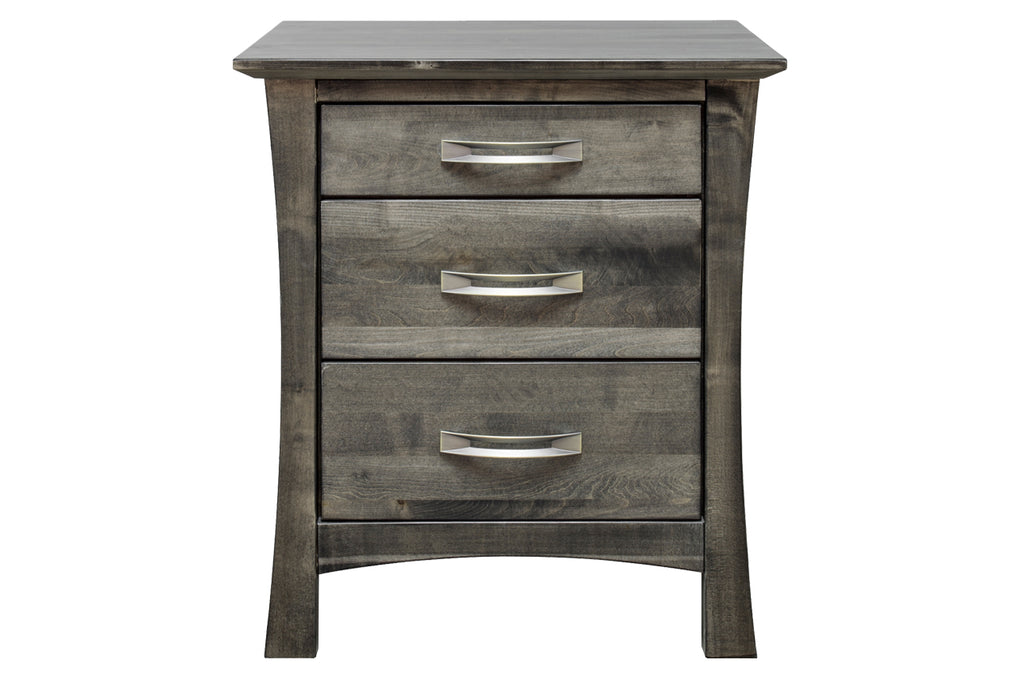 megan solid wood nightstand